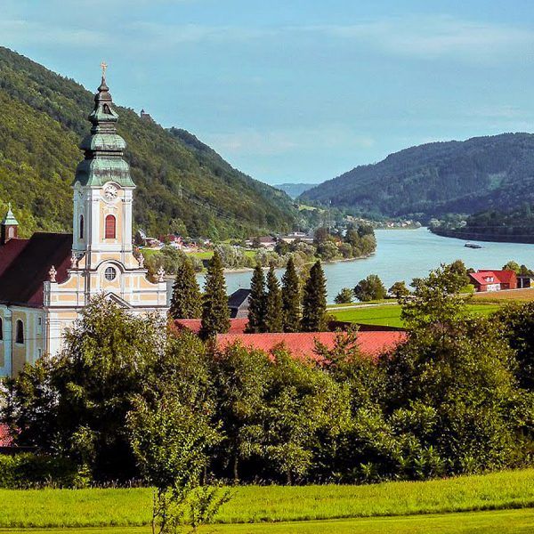 Engelhartszell, localizado en la alta Austria Engelhartszell, localizado en la alta Austria