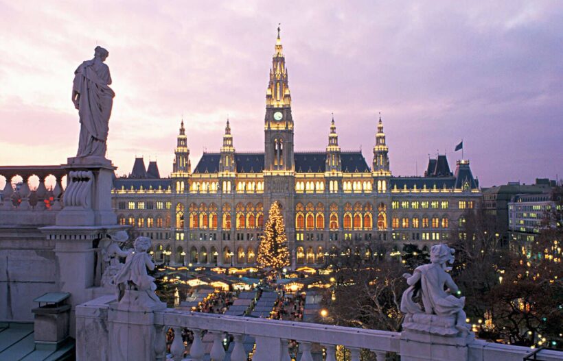 Viena, Ayuntamiento Navidad