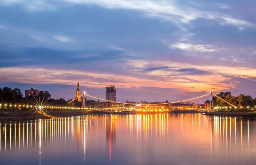 Osijek,  región este de Eslavonia
